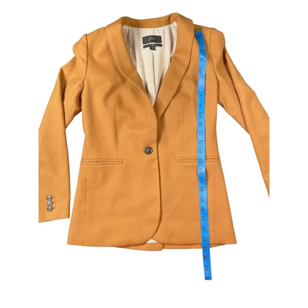 J.Crew Parke Chestnut Blazer in Wool - sz 00